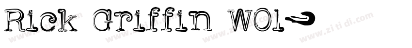 Rick Griffin W01字体转换